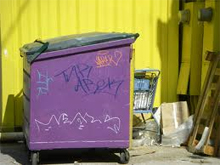 Purple Dumpsters