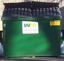 Waste Management Dumpster